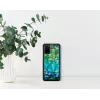 Telefona maciņš iKins Samsung Galaxy S20+ — melnas ūdensrožu dizains