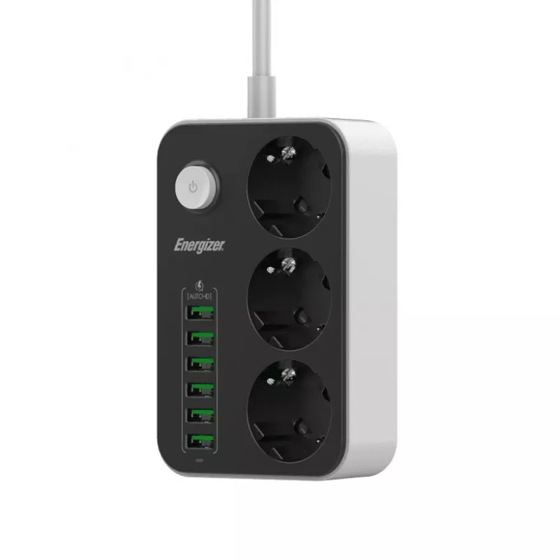 Pārnēsājams ārējais akumulators Energizer EPB2500W01EU 2500 mAh USB izeja kompakts lādētājs