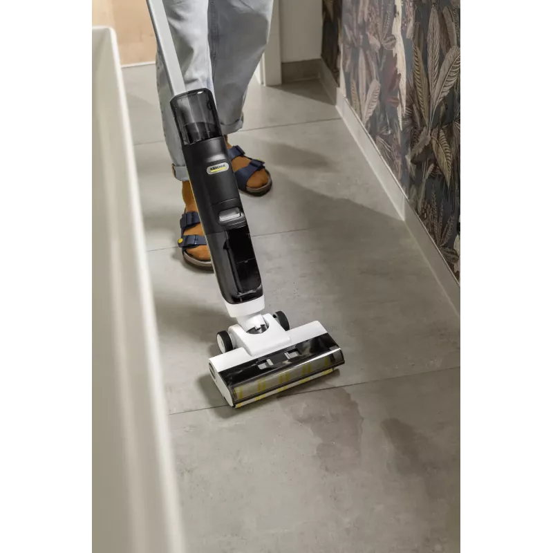 Grīdas tīrītājs trīs vienā Karcher FCV 3 1.056-122.0 — Sausā un mitrā tīrīšana, 160 W, balts