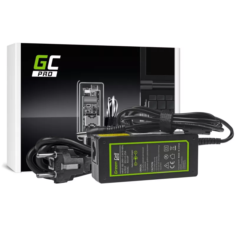 Green Cell AD33P barošanas adapteris/invertors iekštelpām 65 W Melns