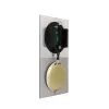 NeXtime klok 3028 OP pulkstenis, 16x30,2 cm, Sienas, Stikls, Sudraba