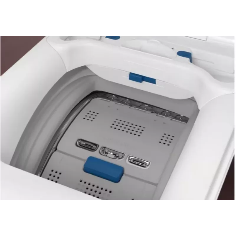 Augšējās ielādes veļas mašīna Electrolux EW6TN4062P, 6 kg, 1000 apgr./min, 40 L ciklā, 890x400x600 mm, balta