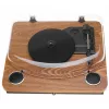 Analogais siksnas piedziņas vinila plašu atskaņotājs Adler AD 1914 ar USB pieslēgvietu, keramisko disku, līdzstrāvas motoru, 33 1/3 apgr./min, Bluetooth 5.4, RCA izejām, iebūvētiem skaļruņiem