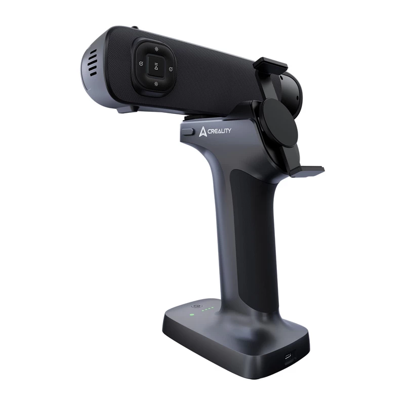 3D skeneris Creality Sermoon X1 — precizitāte 0,02 mm, Wi‑Fi 6, 34 lāzeri, NIR, melns