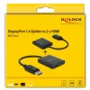 Video Splitter DeLOCK 87769 DisplayPort uz 2x HDMI
