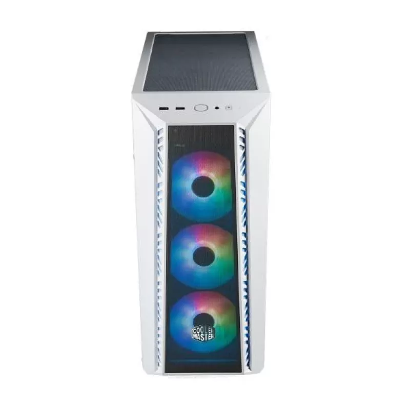 Cooler Master MasterBox 520 - Midi Tower - PC - Balts - ATX - EATX - micro ATX - Mini-ITX - SSI CEB - akrilnitrila butadiēna stirols (ABS) - Tērauds - Rūdīts stikls - Daudz