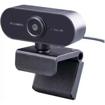 Web kamera Midland W199 Full HD 1080P melna — Midland W199, 1080p tīmekļa kamera