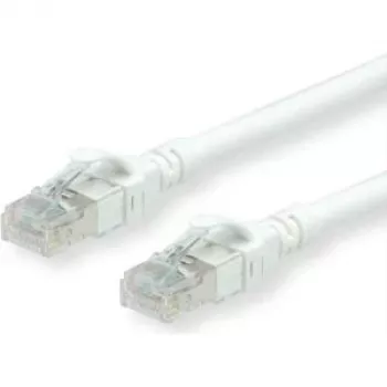 ROLINE - Patch-kabelis - RJ-45 (M) to RJ-45 (M) - 5 m - UTP - CAT 6 - Halogen-Free, Moulded, Stranded - Balts (21.15.2565)