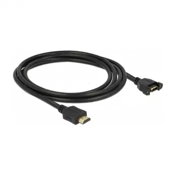 HDMI kabelis DeLOCK 85464 2m HDMI Type A Standard melns