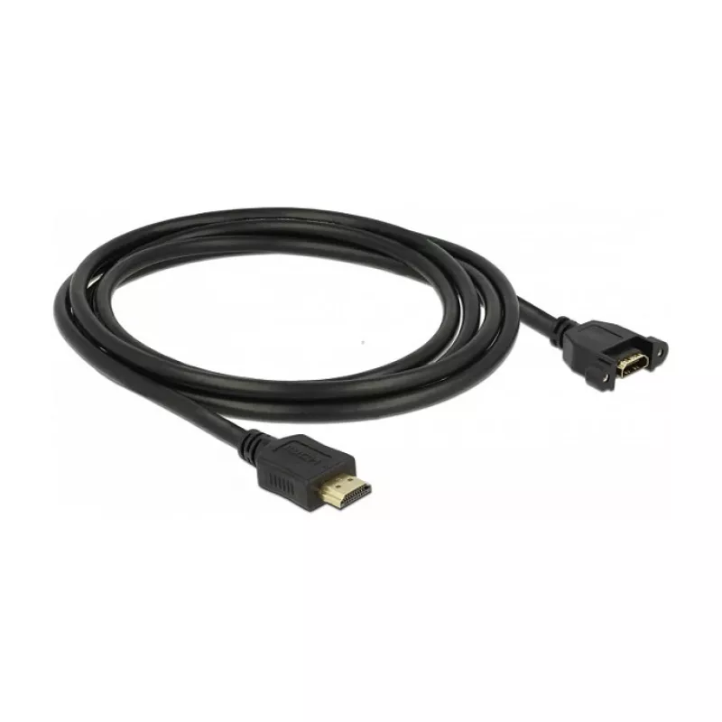 HDMI kabelis DeLOCK 85464 2m HDMI Type A Standard melns