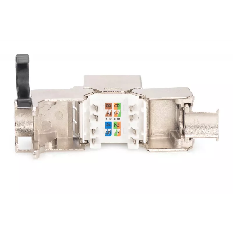 Keystone Module Digitus CAT 8.1 RJ-45 Shielded plakans balta