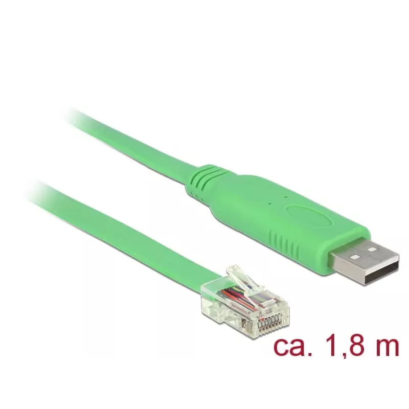 USB kabelis DeLOCK 62960 USB A zaļš