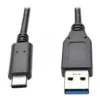 Tripp U428-003-G2 USB-C–USB-A kabelis (spraudnis/spraudnis) — USB 3.2 Gen 2 (10 Gbit/s) — saderīgs ar Thunderbolt 3 — 0,91 m — 1,83 m — USB C — USB A — USB 3.2 Gen 2 — vīriešu/vīriešu
