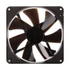 Noiseblocker NB-BlackSilent Pro 140mm korpusa ventilators - melns