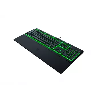 Vadu spēļu tastatūra Razer Ornata V3 X – RGB LED, klusa membrāna