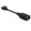 USB kabelis DeLOCK 83104 Micro-USB B to USB A 0,11 m melns