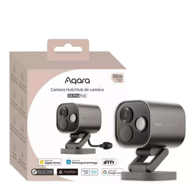 Aqara Camera Hub G5 Pro (PoE) pelēks