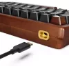 Sharkoon 100068081 tastatūra mājām USB QWERTZ vācu melna koka 75%