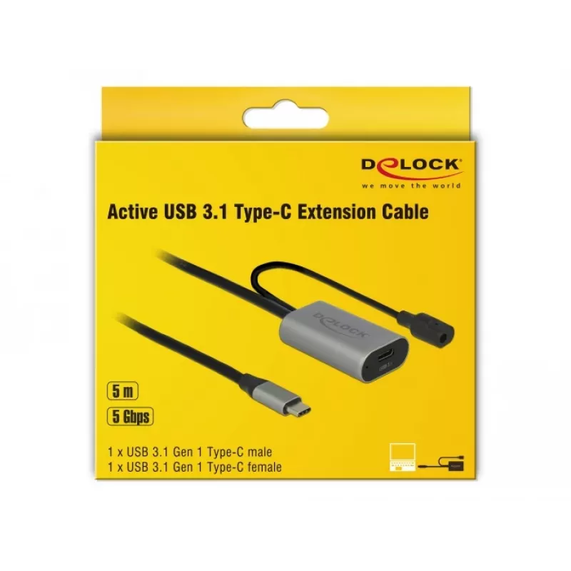 Delock USB-20225 barošanas adapteris pelēks