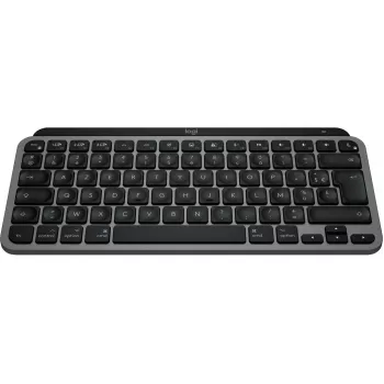 Logitech Master Series MX Keys Mini for Mac - tastatūra - kompakta - aizmugurējais apgaismojums - bezvadu - Bluetooth LE - AZERTY - franču - Space-pelēka (920-012646)