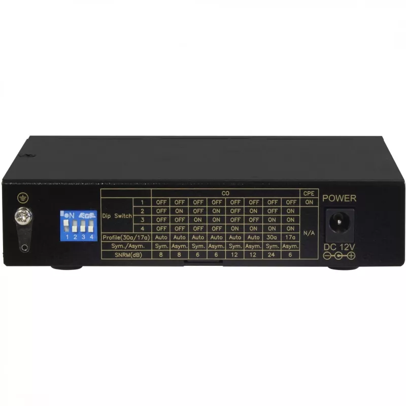 Modems ALLNET ALL-MC116VDSL2 160 Mbit/s 2x RJ45 SFP Melns