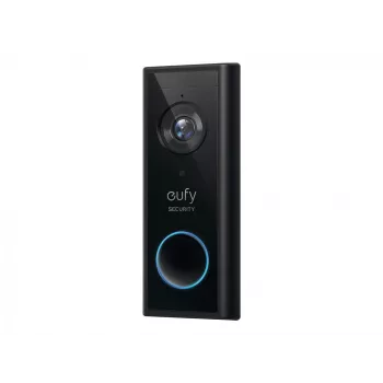 Video durvju zvans 2K melns E82101W4