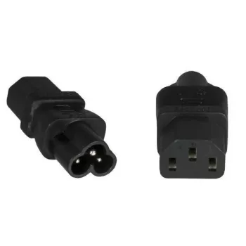 Microconnect PE613AD strāvas adapteris C6 C13 Melns
