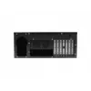 Plauktā montējams korpuss LANBERG SC01-3504-10B, 1x 3,5 collu + 1x 2,5 collu nodalījums, 7 paplašināšanas sloti, 2x 120mm priekšējie ventilatori, USB2.0