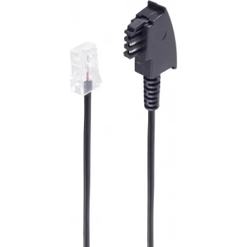 shiverpeaks BS70002-3 telefona kabelis 3 m melns (BS70002-3)