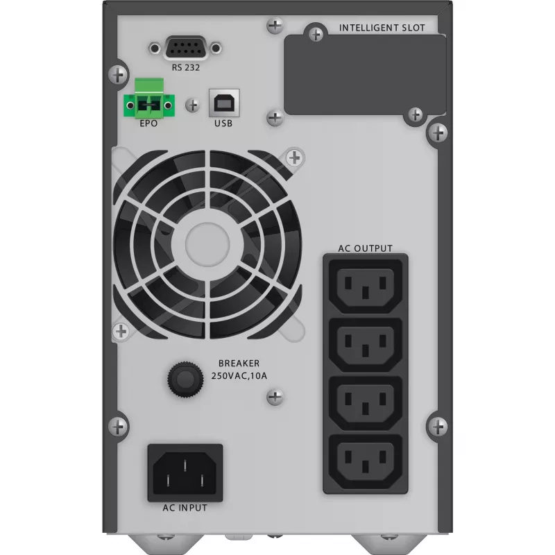 PowerWalker VFI 1000 TG Double-conversion (Online) 1 kVA 900 W 4 AC izejas