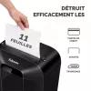 Powershred | LX70 | Melns | 18 L | Kredītkaršu smalcināšana | dB | Papīra apstrāde standarta/izvade 11 lapas vienā reizē | Šķērsgriezuma smalcinātājs | Garantija 24 mēneši
