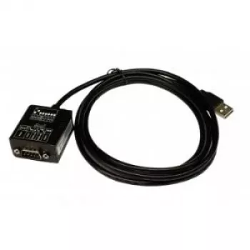 Seriālais kabelis EXSYS EX-1309-9, melns, 1,8 m, USB Type-A – DB-9
