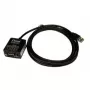 Seriālais kabelis EXSYS EX-1309-9, melns, 1,8 m, USB Type-A – DB-9