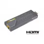 Portatīvais bezvadu maršrutētājs ASROCK H2R 2-in-1 — vienjoslas 2,4 GHz, Wi‑Fi 4 (802.11n), 300 Mb/s, 2 antenas, HDMI un Micro-USB