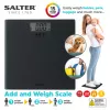 Salter SA00300 GGFEU16 Pievieno un Svēr Melns
