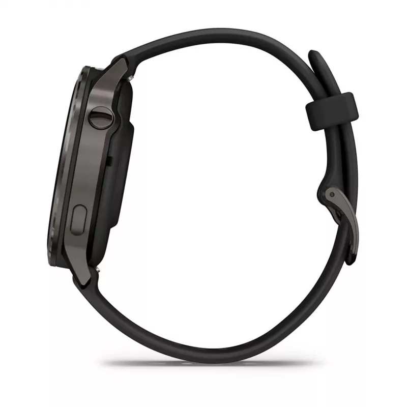 Garmin Venu 4 3,05 cm (1,2) AMOLED 41 mm Digitāls 390 x 390 pikseļi Skārienekrāns Melns Wi-Fi GPS (satelīts)