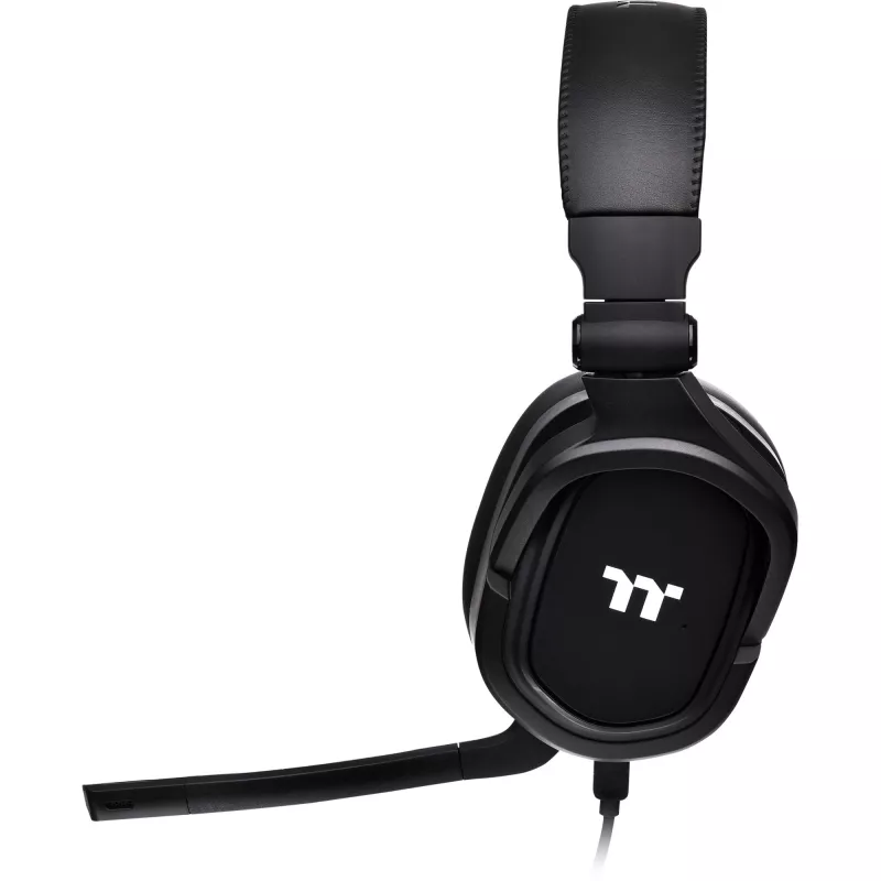 Tt eSPORTS Argent H5 - austiņas - pār galvu - vadu - 3,5 mm spraudnis - melns (GHT-THF-ANECBK-30)