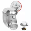 Kafijas automāts KLEIN Bosch Tassimo 9231 – rotaļu kafijas automāts, sudraba krāsā, bērnu lomu spēlei