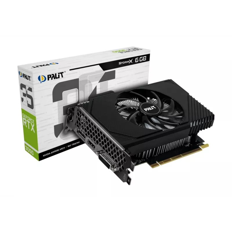 Palit GeForce RTX 3050 StormX 6GB GDDR6 grafikas karte