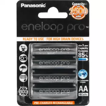 Uzlādējamā AA baterija Panasonic BK-3HCCE/4BE NiMH 1.2 V 4 gab.