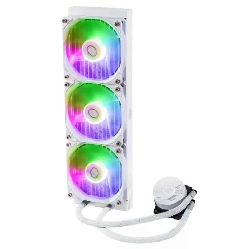 Šķidruma dzesēšanas komplekts Cooler Master MasterLiquid 360L Core ARGB White 12 cm ventilatori