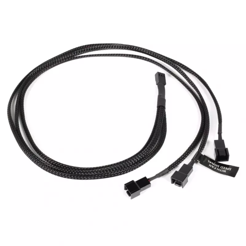 Alphacool Y-sadalītājs 3-pinu uz 3x - 60 cm - 0,6 m (18692)