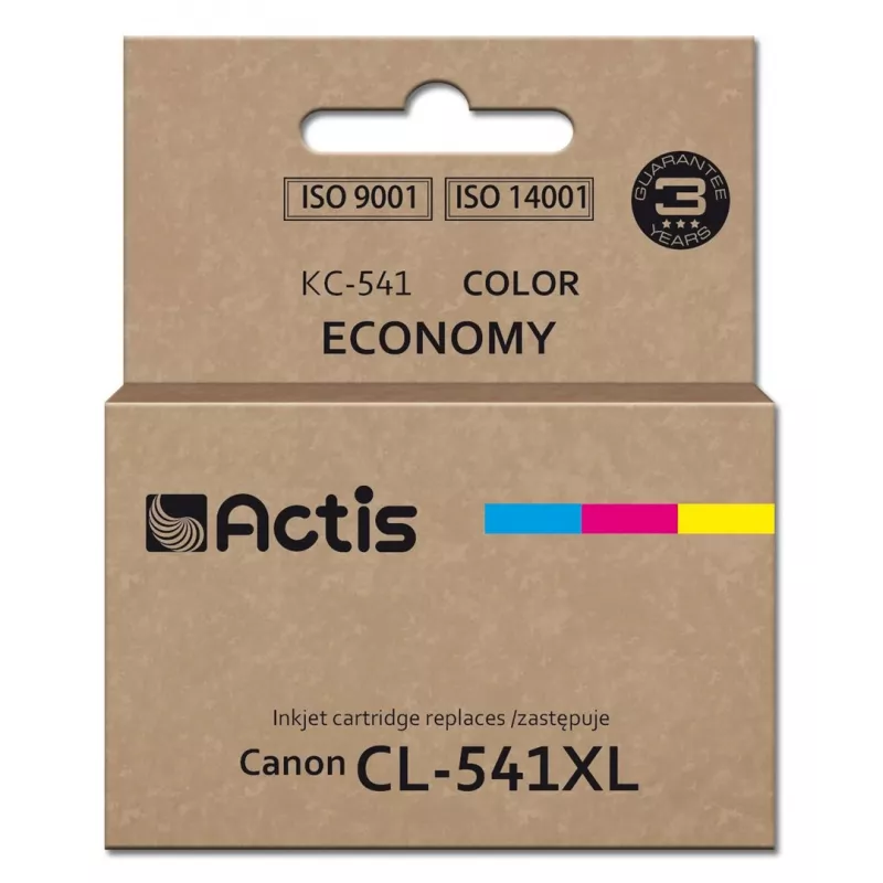 Actis KC-541 tinte Canon printerim (aizstāj CL-541XL) Supreme, 18 ml, zila, dzeltena, fuksīna.
