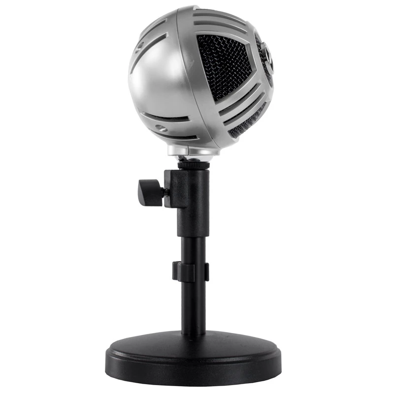 Arozzi Sfera galda mikrofons, USB - hroms
