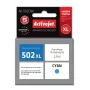 Activejet AE-502CNX tintes kasetne (aizstāj Epson 502XL W24010; Supreme; 12 ml; ciāna)