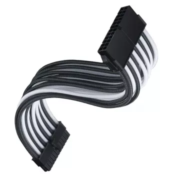 ATX pagarinātāja kabelis SILVERSTONE SST-PP07E-MBBW 30 cm melns/baltss