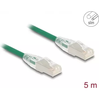 Tīkla kabelis DeLOCK RJ45 Cat.6A spraudnis–spraudnis 5m zaļš