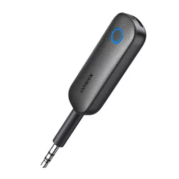 Bluetooth uztvērējs/raidītājs UGREEN CM403 — 3,5 mm ligzda, Bluetooth 5.0, 145 mAh baterija, melns