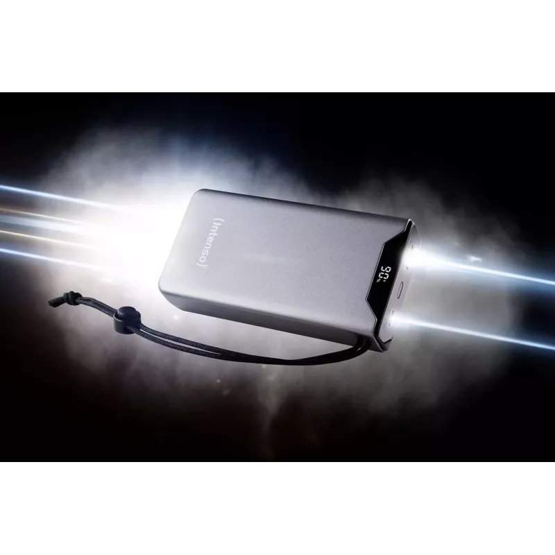 Ārējais akumulators INTENSO 7332054 — 20000 mAh, PD 3.0 & QC 3.0, 20 W, USB-A + USB-C, pelēks
