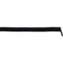 LAPP 73220243 Spoles kabelis UNITRONIC® SPIRAL 1200 mm / 1600 mm 2 x 0,25 mm² Melns 5 gab. (73220243)